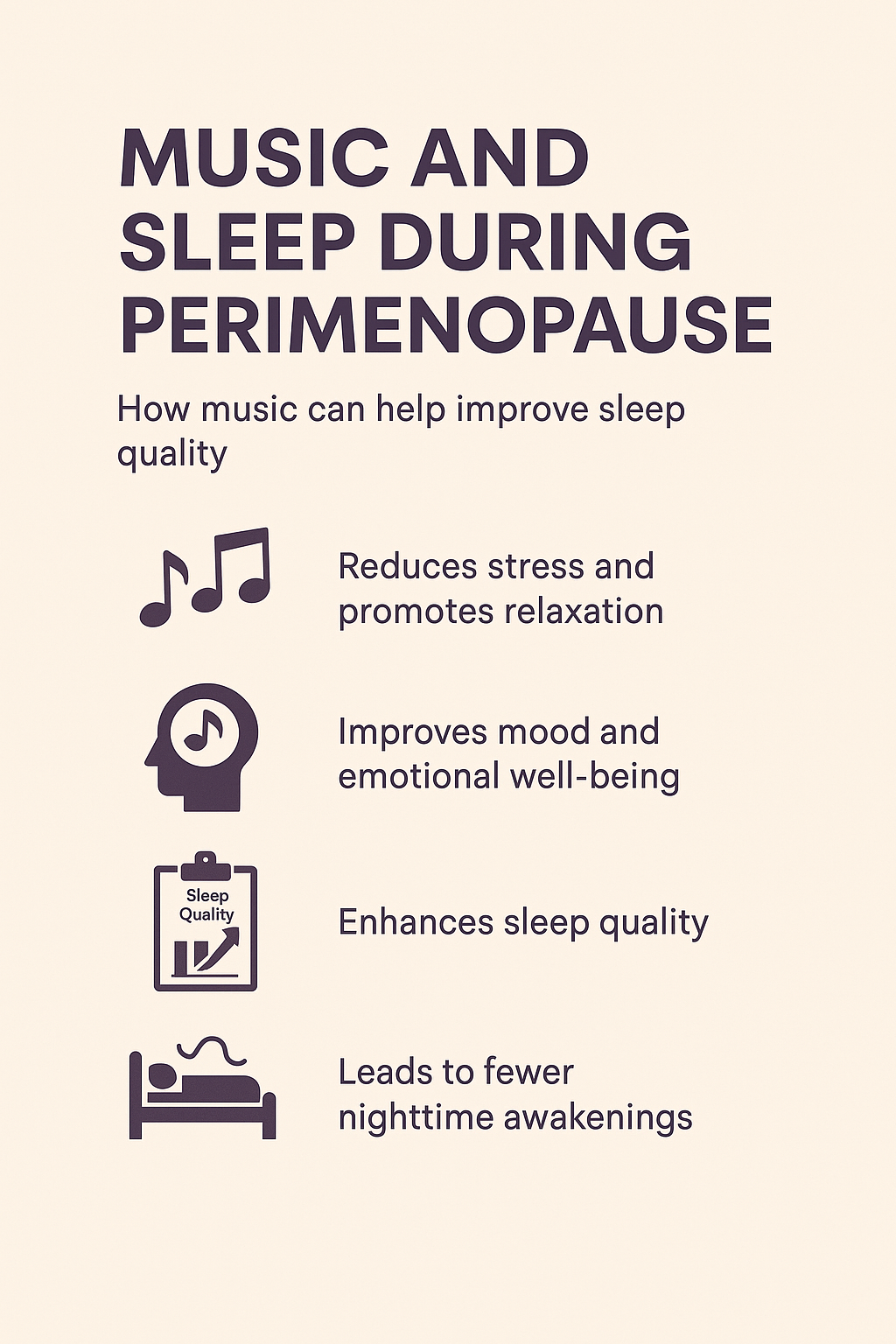 music and sleep during perimenopause